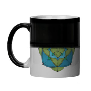 Nome do produto Caneca Mágica Mandala Signo de Virgem - 