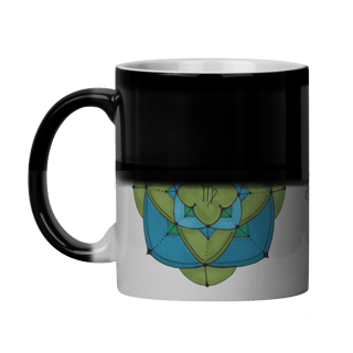 Nome do produto Caneca Mágica Mandala Signo de Virgem - 