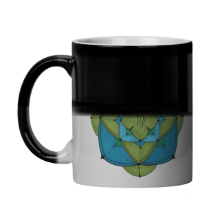 Nome do produto Caneca Mágica Mandala Signo de Virgem - 
