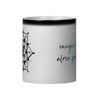 Nome do produto Caneca Mágica Mandala Olho Grego – Xô, Inveja! – Energia leve, alma protegida