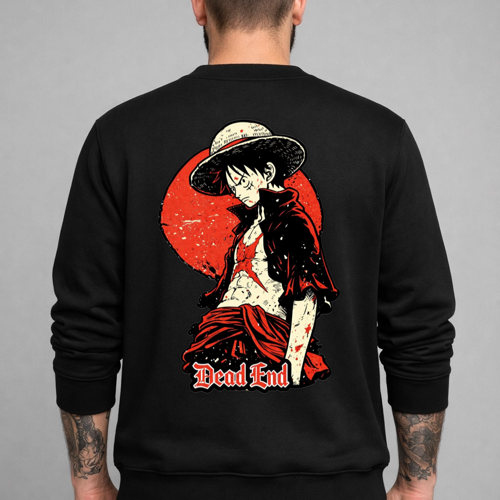 Nome do produto: MOLETOM PRIME BACK LUFFY