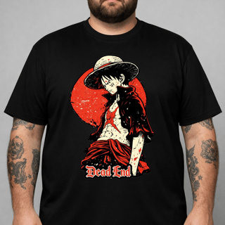 T-SHIRT PLUS SIZE FRONT LUFFY