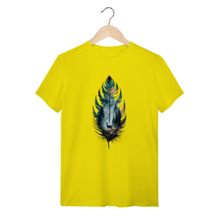 Nome do produto T-Shirt Quality: Pena da Natureza (Leve como uma Pluma, Confortável como um Abraço de Urso!)