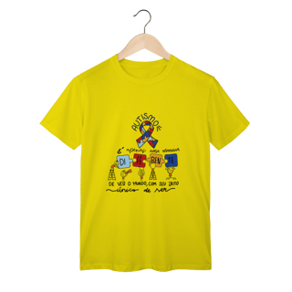 Nome do produto T-shirt Classic: CONSCIENTIZAÇÃO TEA (Seu Jeito Único de Ser)