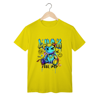 Nome do produto T-Shirt Classic: Urso Cool Boy (Conforto Tão Clássico Que É Subversivo!)