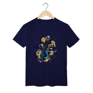 Nome do produto T-Shirt Classic: Solo de Guitarra Abstrata (O Conforto É Música Pros Seus Ouvidos!)