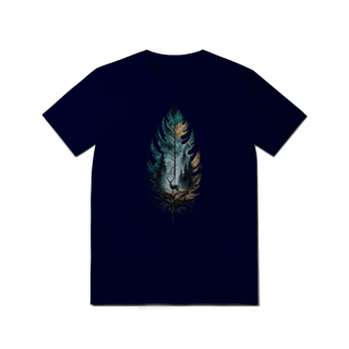 Nome do produto T-Shirt Quality: Pena da Natureza (Leve como uma Pluma, Confortável como um Abraço de Urso!)