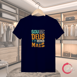 Nome do produto T-shirt Quality SOU DE DEUS