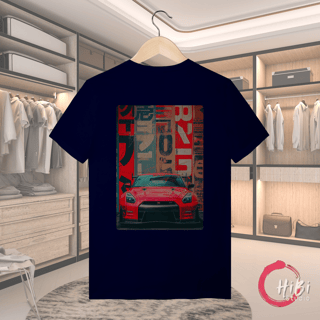 Nome do produto T-shirt Quality: GTR VERMELHO (Velocidade e Multas de Design) *Estampa nas Costas*