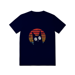 Nome do produto T-Shirt Quality: Gato Retrô Psicodélico