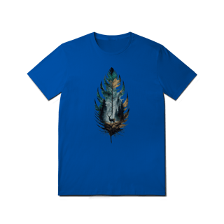 Nome do produto T-Shirt Quality: Pena da Natureza (Leve como uma Pluma, Confortável como um Abraço de Urso!)