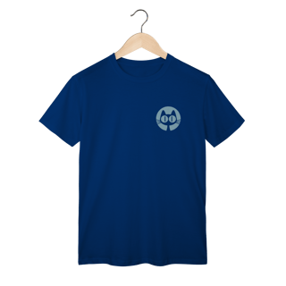 Nome do produto T-Shirt Classic: Gato Minimalista (O Básico do Conforto, Olhos de Pura Curiosidade!)