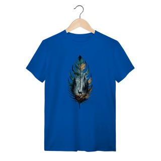 Nome do produto T-Shirt Quality: Pena da Natureza (Leve como uma Pluma, Confortável como um Abraço de Urso!)