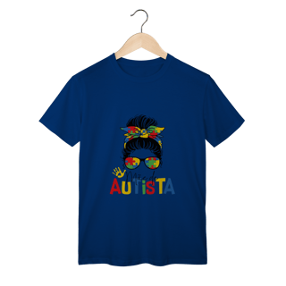 Nome do produto T-shirt Classic: MÃE DE AUTISTA (Amor e Luta)