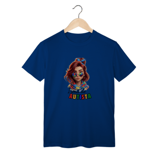 Nome do produto T-Shirt Classic: IRMÃ DE AUTISTA (Orgulho e Conexão)