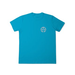 Nome do produto T-Shirt Classic: Gato Minimalista (O Básico do Conforto, Olhos de Pura Curiosidade!)