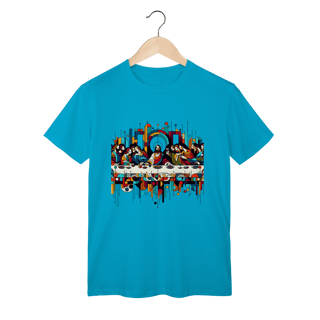 Nome do produto T-Shirt Classic: SANTA CEIA (Comunhão e Arte)