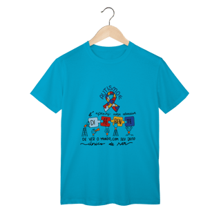 Nome do produto T-shirt Classic: CONSCIENTIZAÇÃO TEA (Seu Jeito Único de Ser)