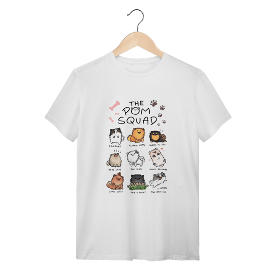 T-shirt Quality POM SQUAD (Leveza de Diva)