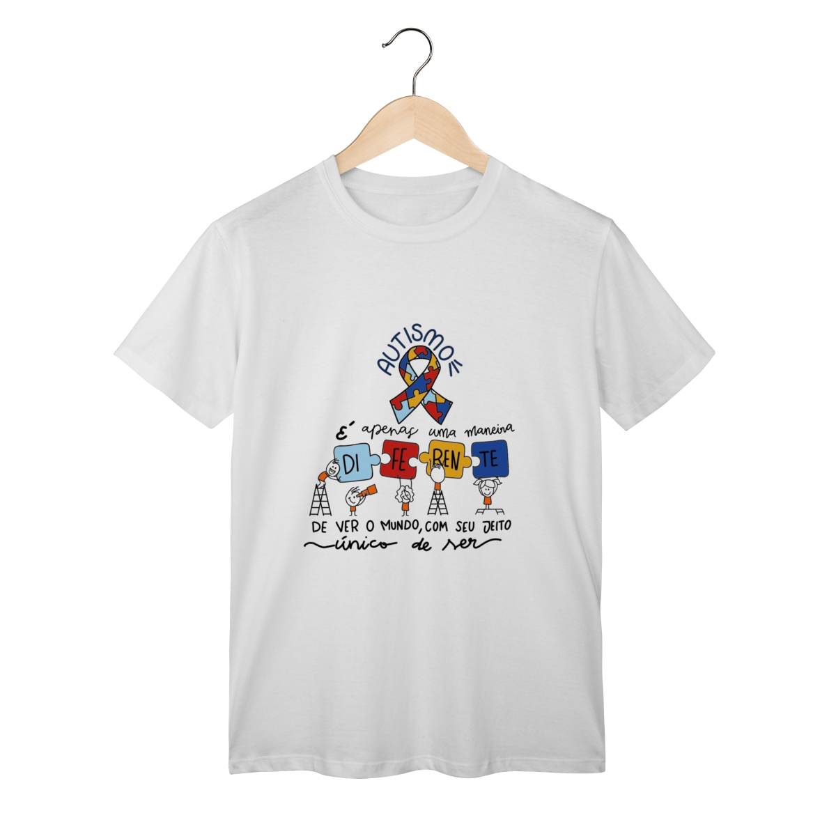 T-shirt Classic: CONSCIENTIZAÇÃO TEA (Seu Jeito Único de Ser)