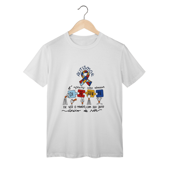 T-shirt Classic: CONSCIENTIZAÇÃO TEA (Seu Jeito Único de Ser)