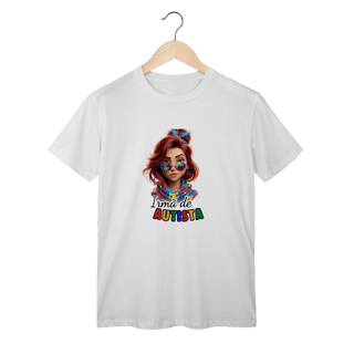 Nome do produto T-Shirt Classic: IRMÃ DE AUTISTA (Orgulho e Conexão)