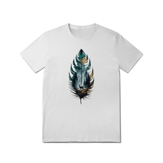 Nome do produto T-Shirt Quality: Pena da Natureza (Leve como uma Pluma, Confortável como um Abraço de Urso!)