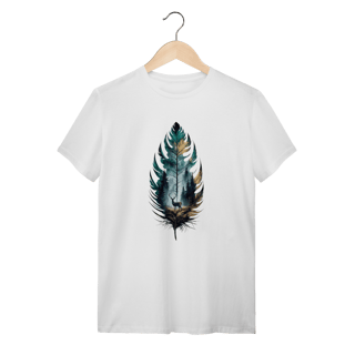 Nome do produto T-Shirt Quality: Pena da Natureza (Leve como uma Pluma, Confortável como um Abraço de Urso!)