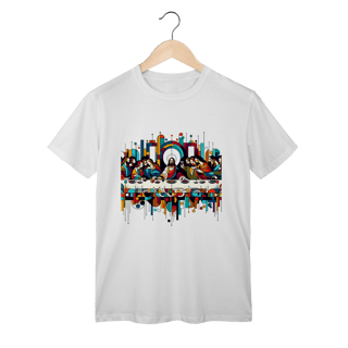 Nome do produto T-Shirt Classic: SANTA CEIA (Comunhão e Arte)