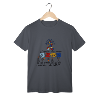 Nome do produto T-shirt Classic: CONSCIENTIZAÇÃO TEA (Seu Jeito Único de Ser)