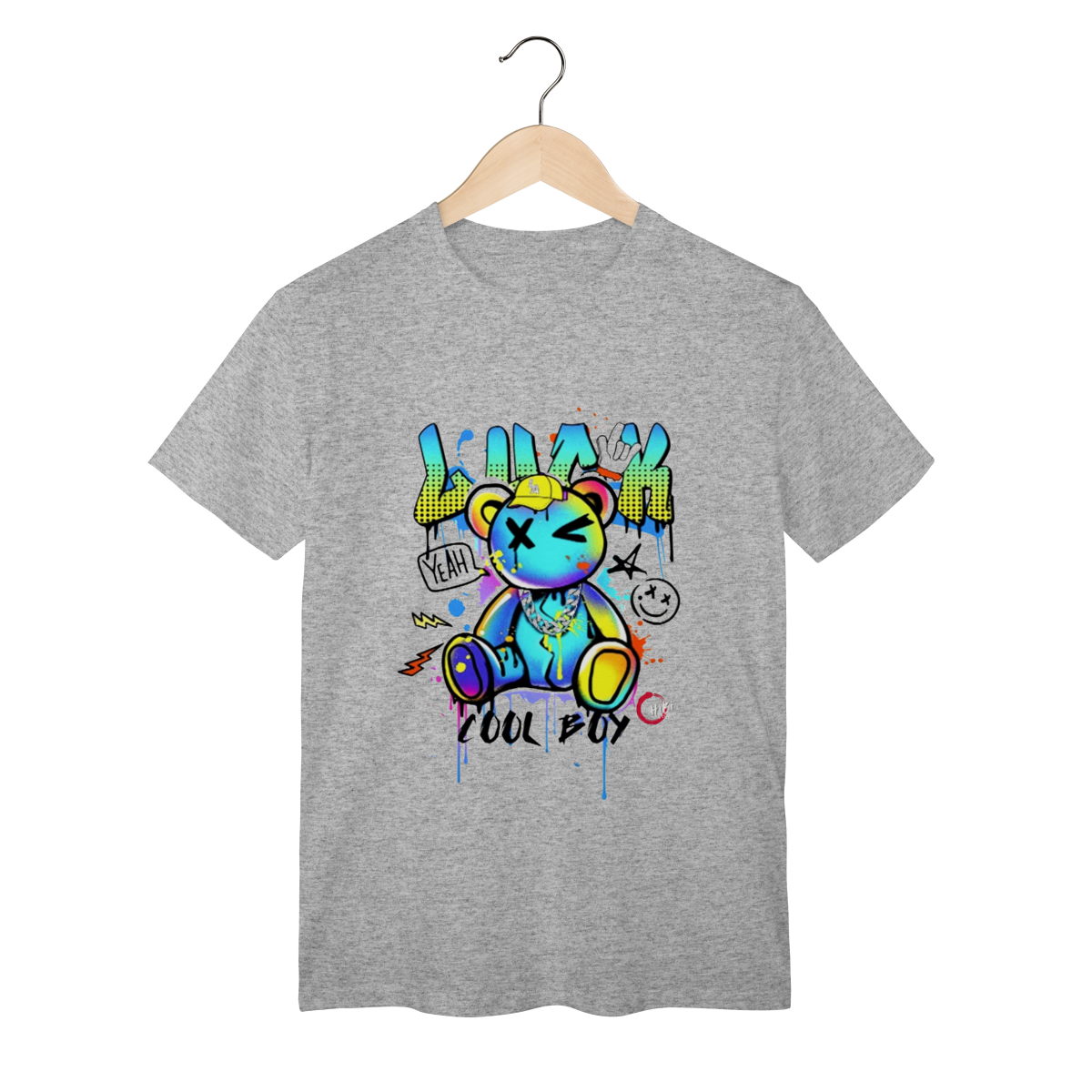 T-Shirt Classic: Urso Cool Boy (Conforto Tão Clássico Que É Subversivo!)