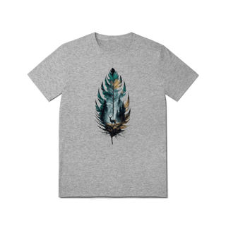 Nome do produto T-Shirt Quality: Pena da Natureza (Leve como uma Pluma, Confortável como um Abraço de Urso!)