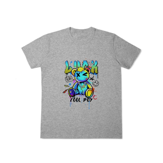 Nome do produto T-Shirt Classic: Urso Cool Boy (Conforto Tão Clássico Que É Subversivo!)