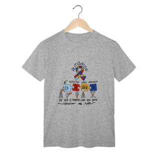 Nome do produto T-shirt Classic: CONSCIENTIZAÇÃO TEA (Seu Jeito Único de Ser)