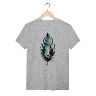 Nome do produto T-Shirt Quality: Pena da Natureza (Leve como uma Pluma, Confortável como um Abraço de Urso!)