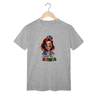 Nome do produto T-Shirt Classic: IRMÃ DE AUTISTA (Orgulho e Conexão)