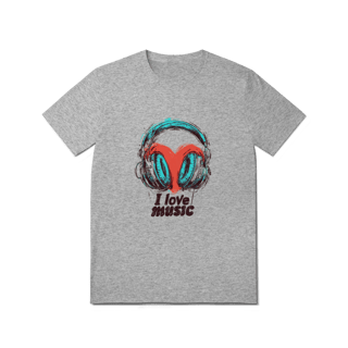Nome do produto T-Shirt Quality: I Love Music (E Tecidos que Não Dão Microfonia!)