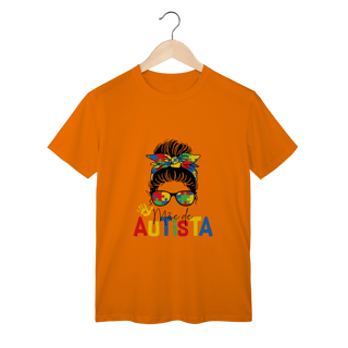 Nome do produto T-shirt Classic: MÃE DE AUTISTA (Amor e Luta)