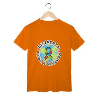 Nome do produto T-shirt Classic: CONSCIENTIZAÇÃO AUTISMO (Diferente é o Mundo Que Queremos)