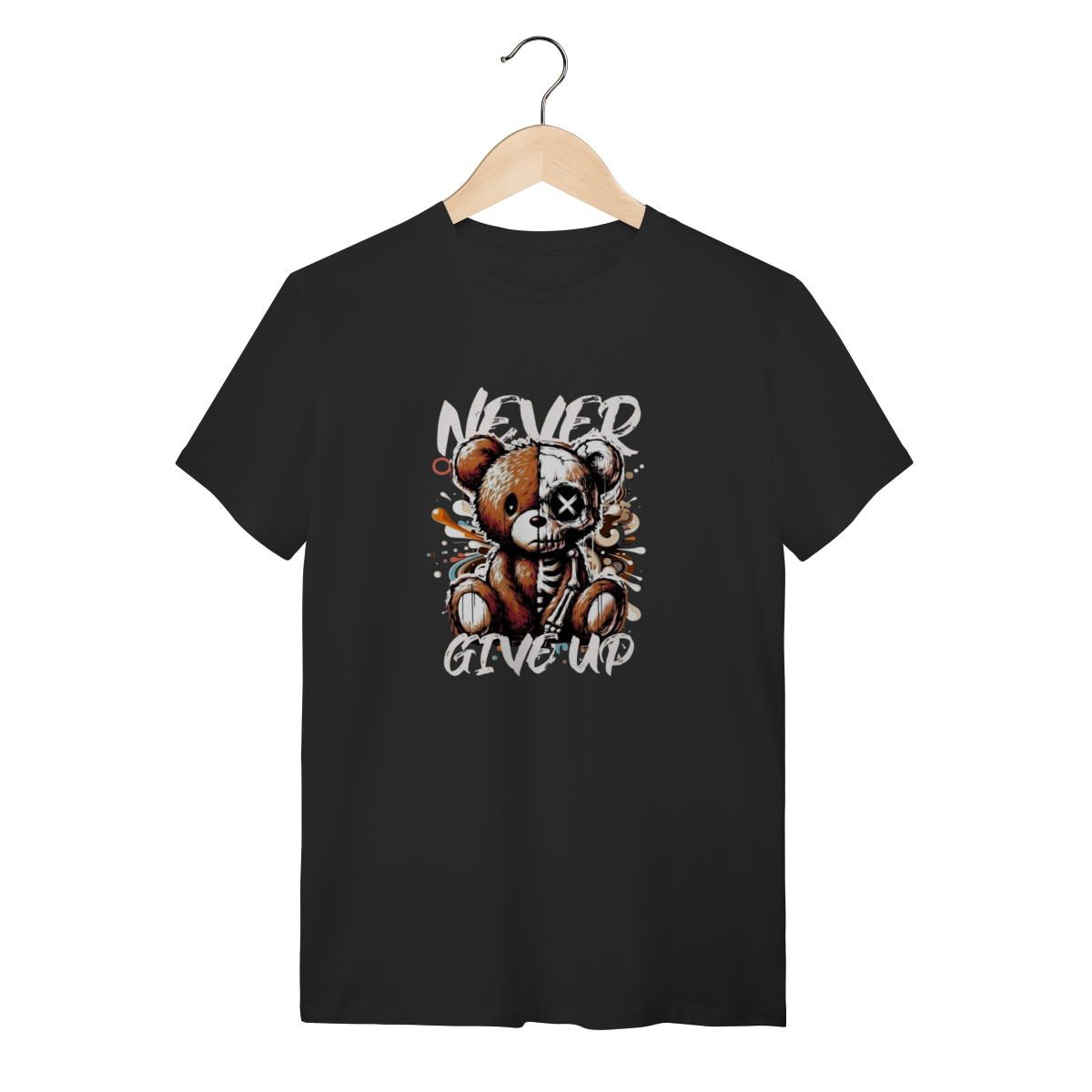 T-Shirt Quality: Urso Guerreiro (Por Fora Fofo, Por Dentro Algodão Imbatível!)