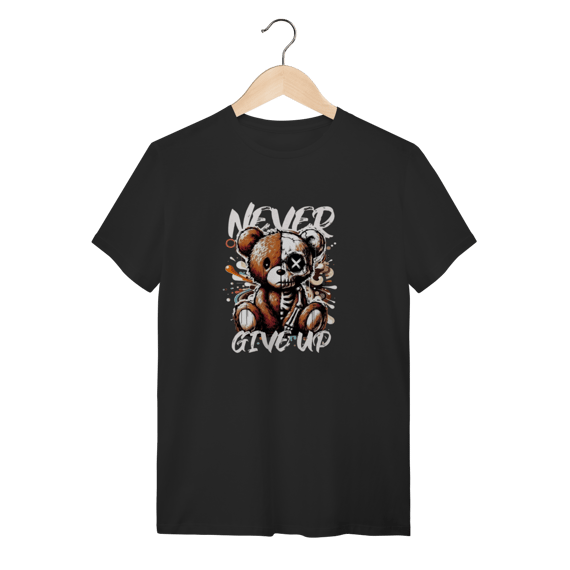 T-Shirt Quality: Urso Guerreiro (Por Fora Fofo, Por Dentro Algodão Imbatível!)