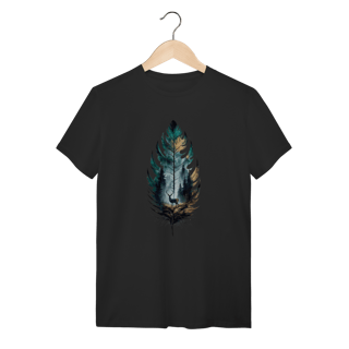 Nome do produto T-Shirt Quality: Pena da Natureza (Leve como uma Pluma, Confortável como um Abraço de Urso!)