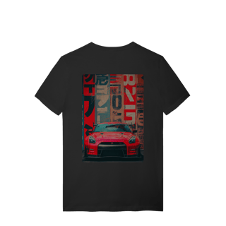 Nome do produto T-shirt Quality: GTR VERMELHO (Velocidade e Multas de Design) *Estampa nas Costas*