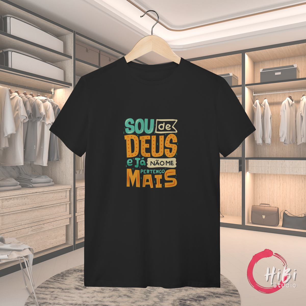 Nome do produto: T-shirt Quality SOU DE DEUS