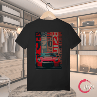Nome do produto T-shirt Quality: GTR VERMELHO (Velocidade e Multas de Design) *Estampa nas Costas*