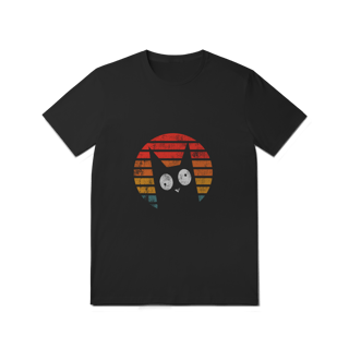 Nome do produto T-Shirt Quality: Gato Retrô Psicodélico
