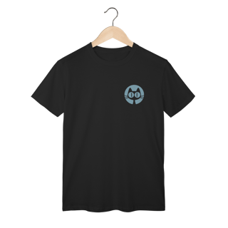 Nome do produto T-Shirt Classic: Gato Minimalista (O Básico do Conforto, Olhos de Pura Curiosidade!)