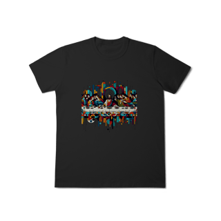 Nome do produto T-Shirt Classic: SANTA CEIA (Comunhão e Arte)