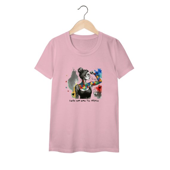 Baby Long Classic FORÇA DE TIA TEA (Lute com uma Atípica)