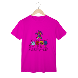 Nome do produto T-shirt Classic: CONSCIENTIZAÇÃO TEA (Seu Jeito Único de Ser)